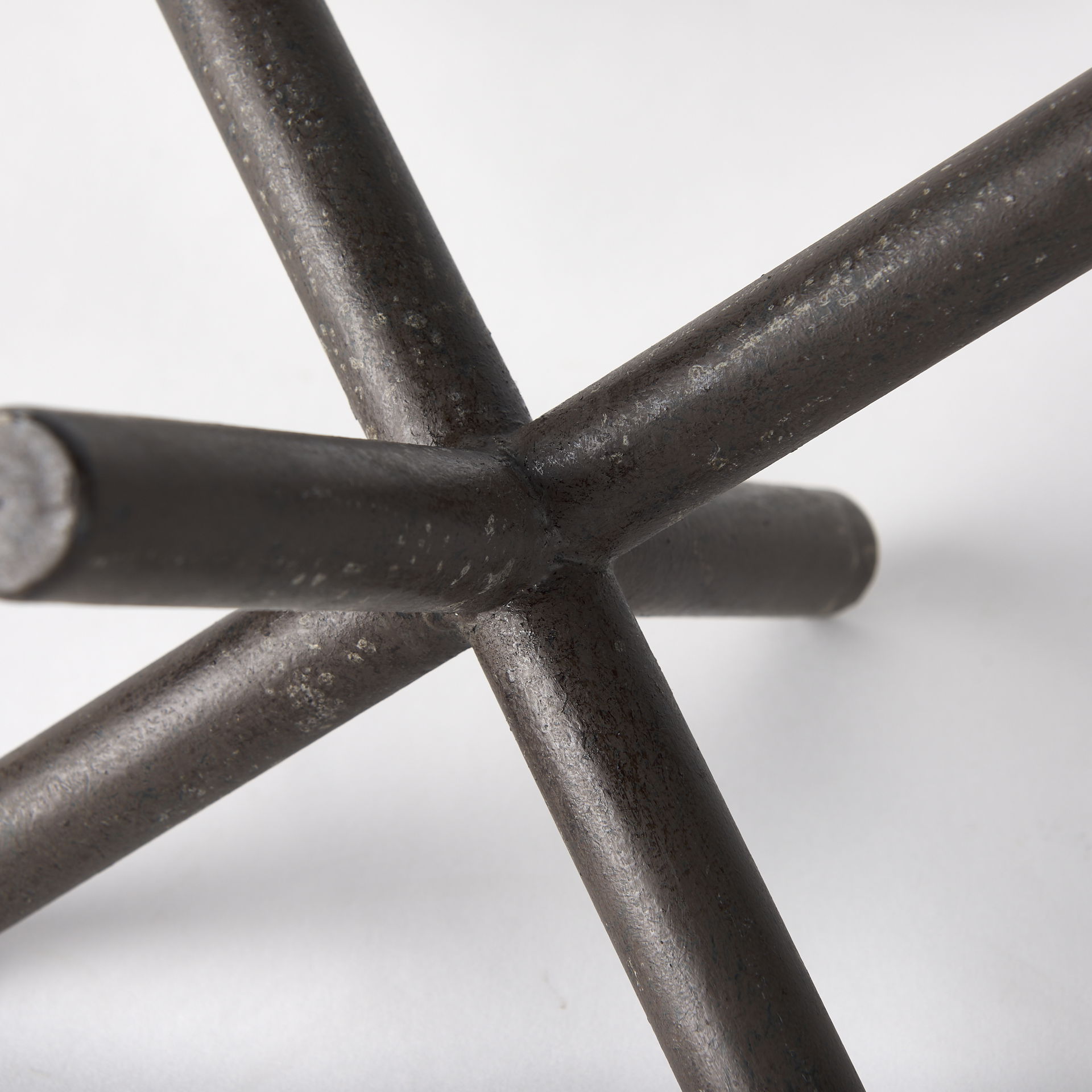 Astericks II (Medium) 8L x 7W Brown Metal Decor Object, Decorative Object by Mercana, 8.07" length x 7.28" width x 6.3" height View 7