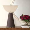Conover Brown Modern Table Lamp, by Uttermost, 19" width x 27.25" height x 19" depth thumbnail 4