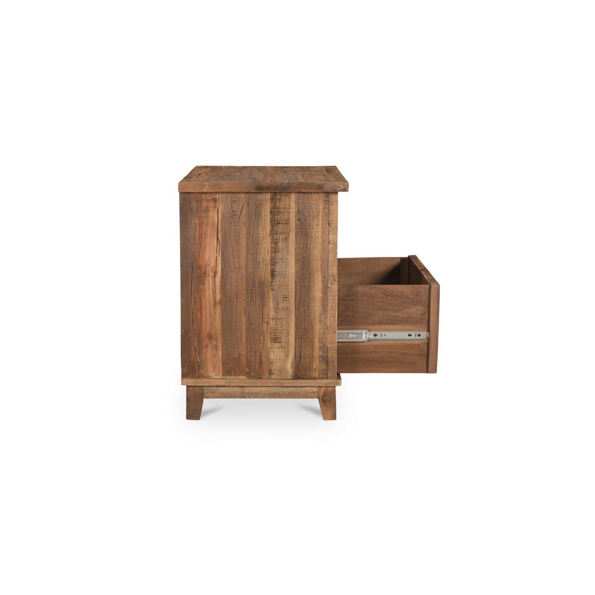 Augusta Nightstand Brown, by Moe's Home, 28" width x 26" height x 18" depth View 3