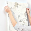 Linden Flower Tan Wallpaper, by York Wall, 33' length x 1'8.5" width x 0.02" depth thumbnail 5