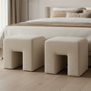 Aidy Stool Oat, Counter & Bar Stool by Moe's Home, 18" width x 17.75" height x 18" depth thumbnail 5