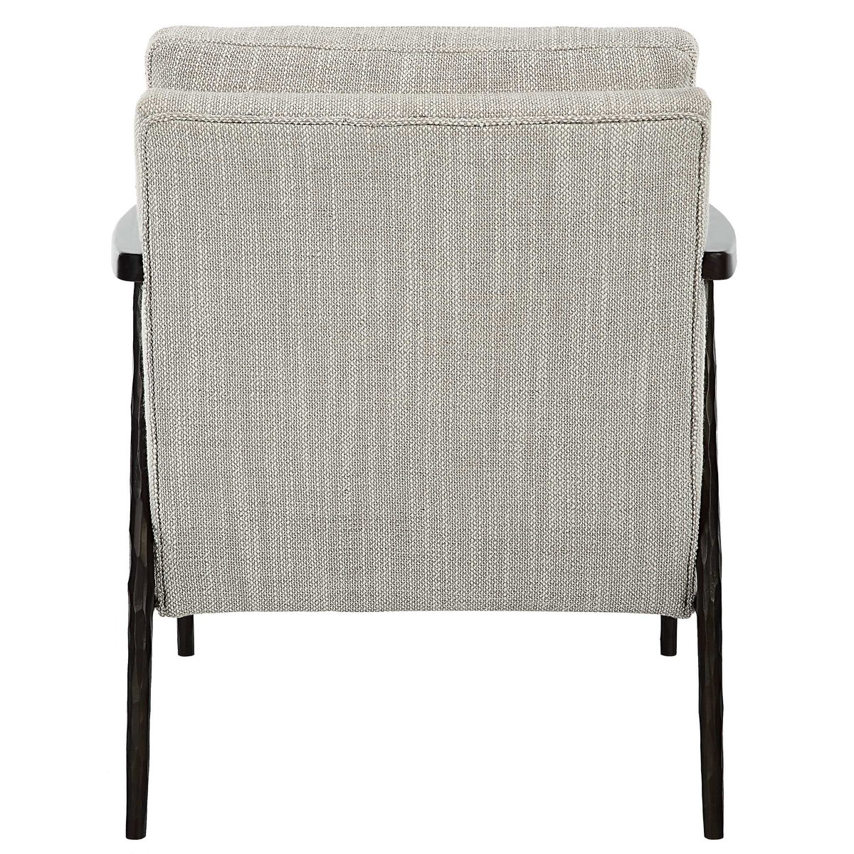Sebastian Cast Iron Accent Chair, by Uttermost, 26" width x 33" height x 33" depth View 8