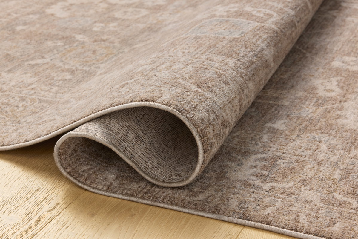 Chris Loves Julia x Loloi Louisa Rug, 5'3" length x 5'3" width View 6