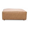 Form Ottoman Sonoran Tan Leather, by Moe's Home, 31" width x 17" height x 40.5" depth thumbnail 1