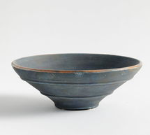 Online Designer Living Room Artisan Ceramic Bowl, Indigo