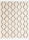 Berber Shag Machine Woven Rug, by Surya, 1'3.75" length x 1'3.75" width thumbnail