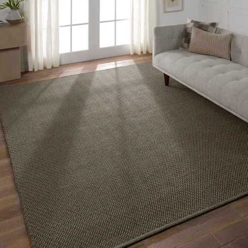Sena Handmade Indoor/Outdoor Solid Gray