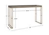 Cardew Modern Console Table, by Uttermost, 54" width x 32" height x 16" depth thumbnail 3