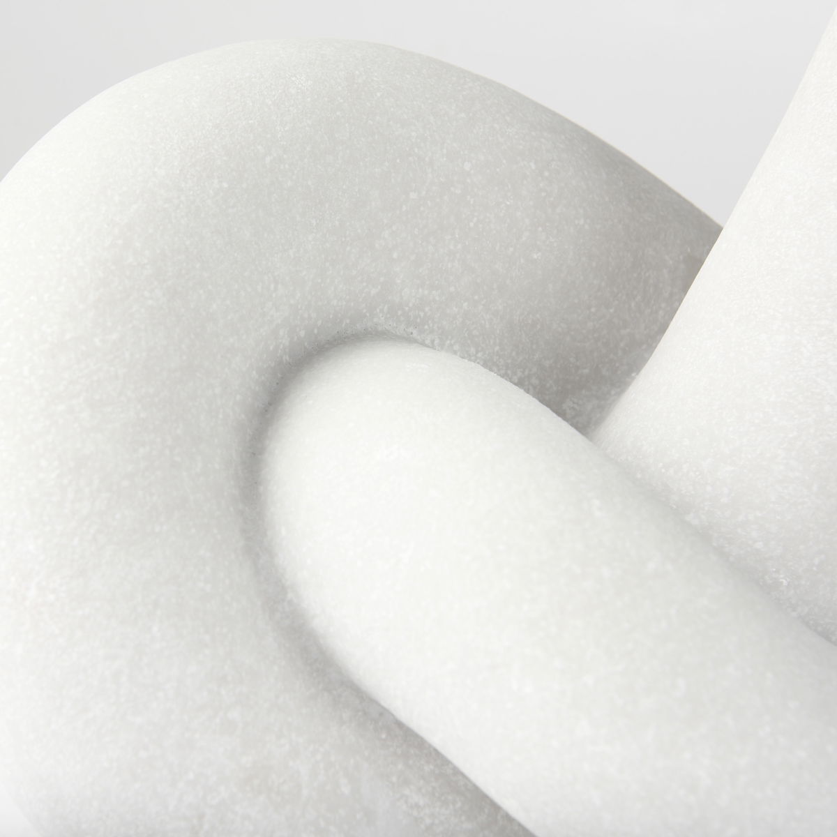 Otto  Granite Resin Large Knot Sculpture Decorative Object, by Mercana, 12.01" length x 10.47" width x 7.48" height View 9