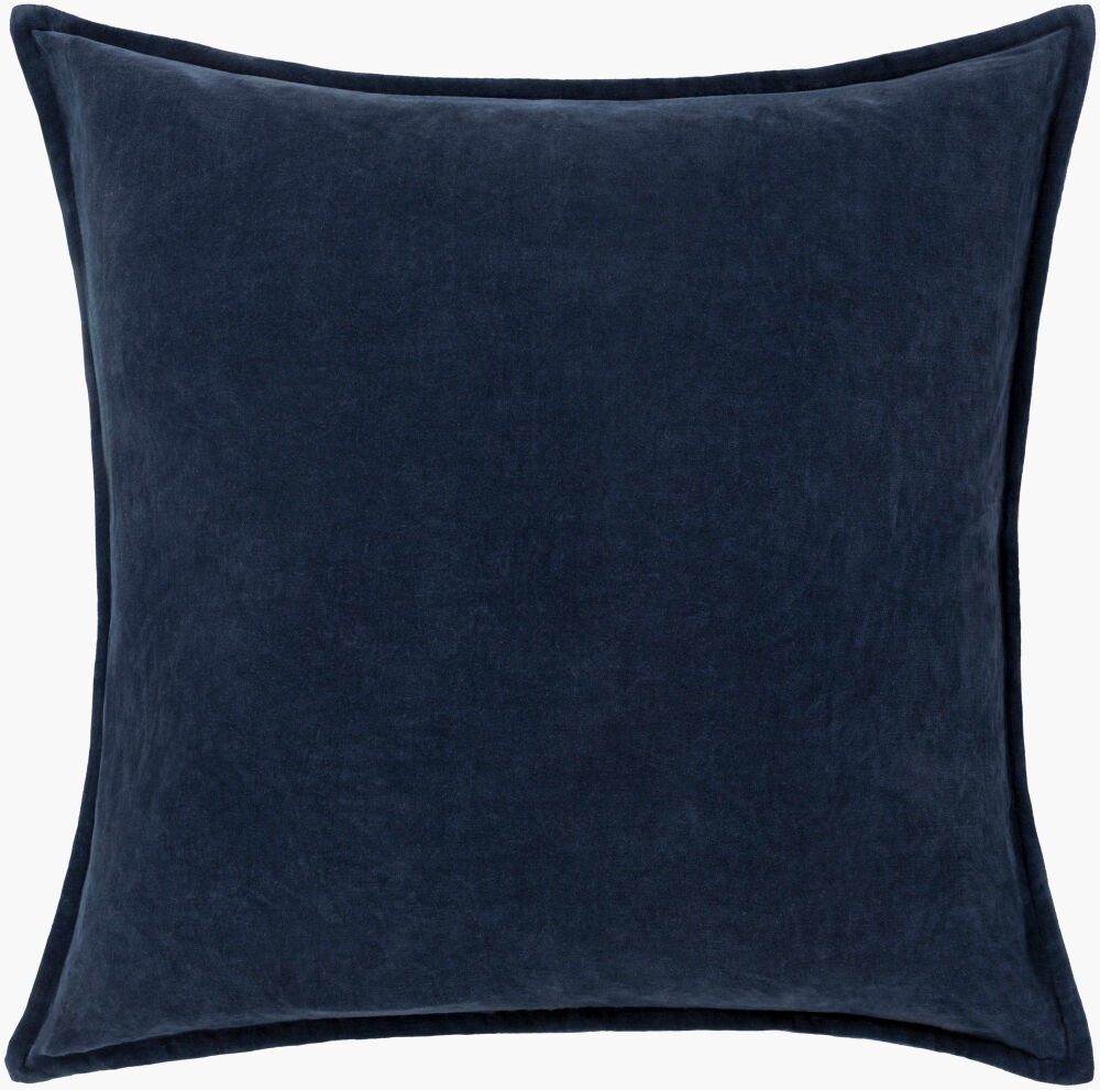 Cotton Velvet Accent Pillow, Decorative Pillow by Surya, 20" length x 20" width