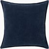 Cotton Velvet Lumbar Pillow Down, Decorative Pillow by Surya, 13" length x 19" width thumbnail