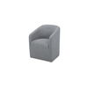 Sandy Rolling Dining Chair Grey, by Moe's Home, 26" width x 32" height x 26.5" depth thumbnail 2