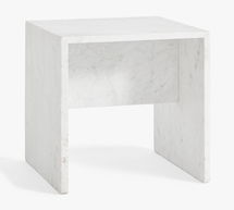 Online Designer Bedroom Sansome 18" Marble Side Table