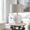 Georgios Textured Ceramic Lamp, Table Lamp by Uttermost, 16" width x 23.25" height x 16" depth thumbnail 2