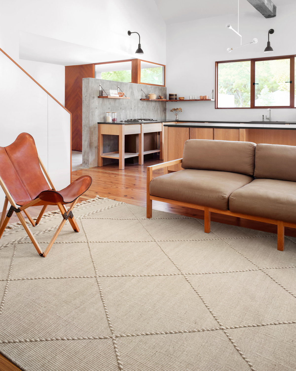 Loloi Sawyer Rug, 1'6" length x 1'6" width View 2
