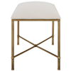 Avenham Small Gold Framed Bench thumbnail 4