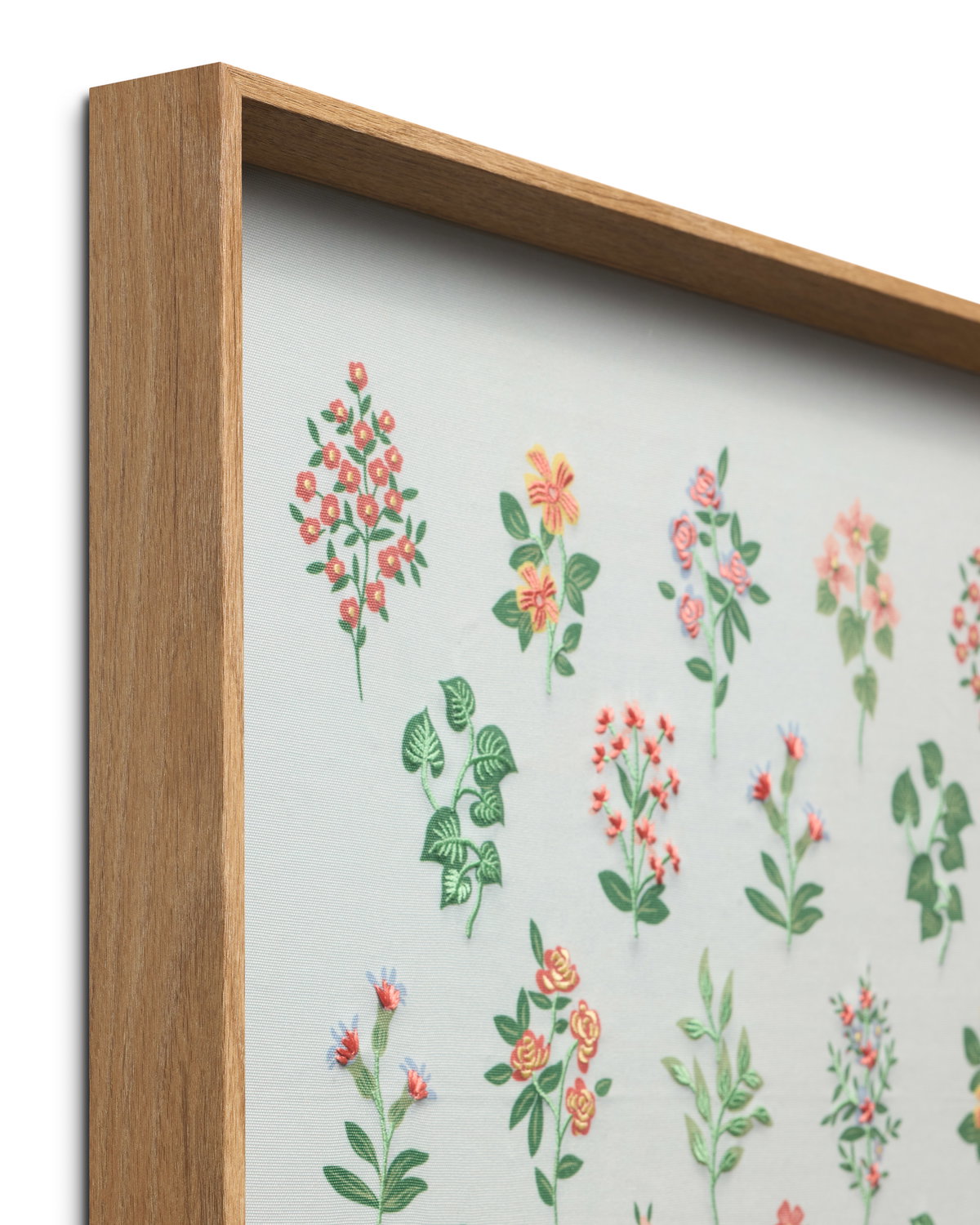 Rifle Paper Co. x Loloi Hawthorne Mint Wall Art, Wall Hanging, 25" length x 25" width View 2