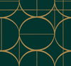 Sun Circles Emerald & Gold Wallpaper 0 Sun Circles Emerald & Gold Wallpaper thumbnail 0