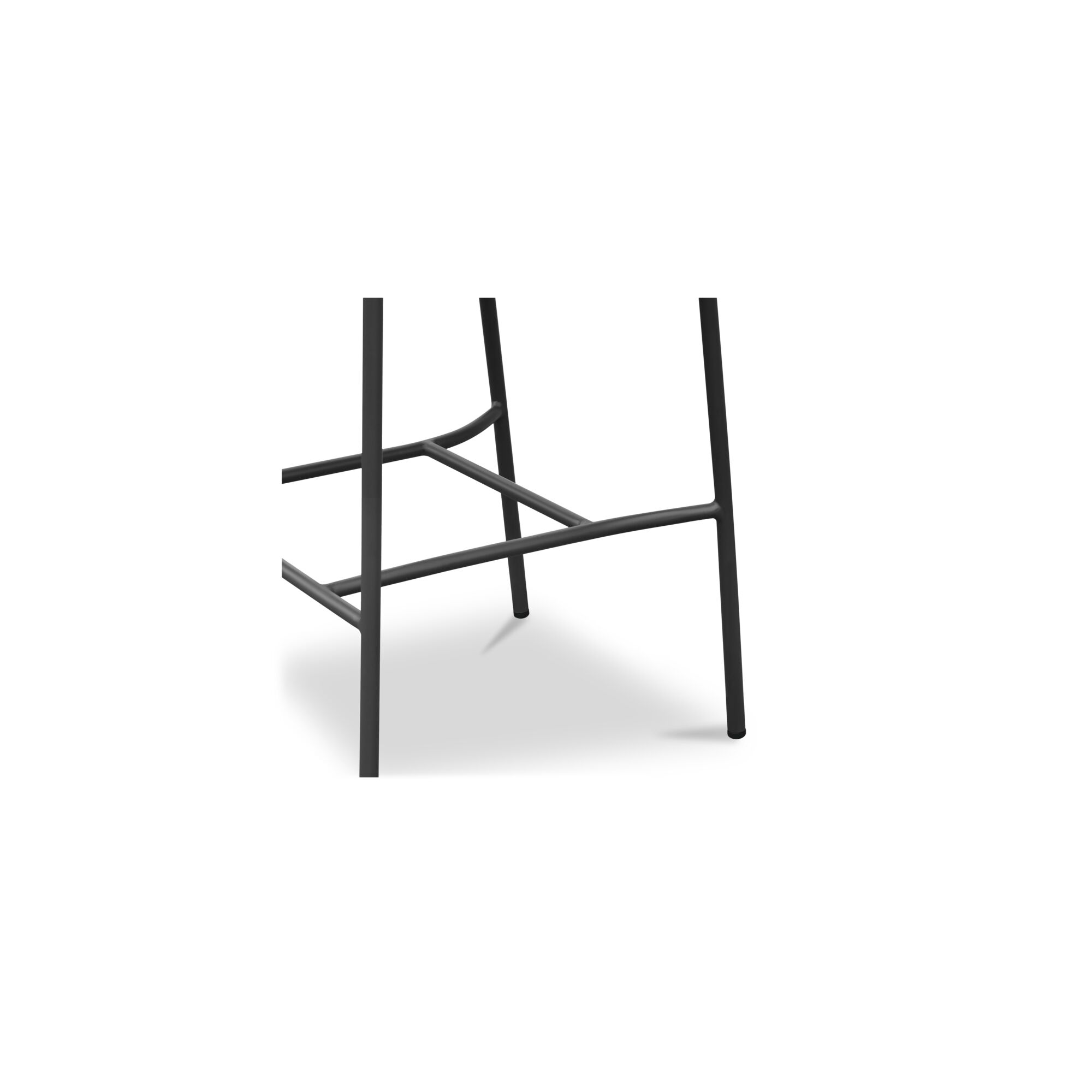 Zola Outdoor Bar Stool Dark Brown, Outdoor Chair by Moe's Home, 2' width x 3'6.6" height x 1'11" depth View 5