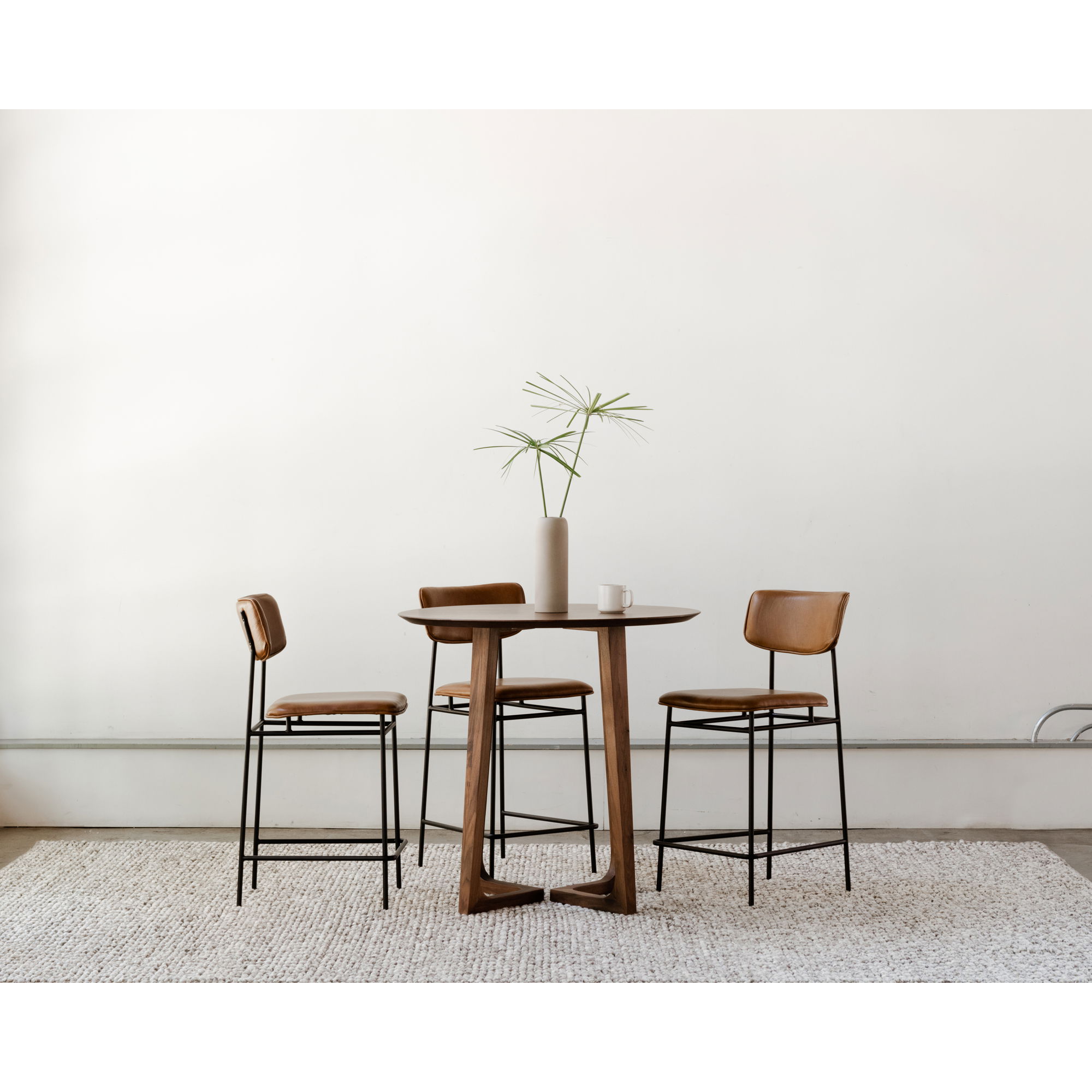 Sailor Bar Stool Brown large image 
