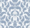 Royal Fern Damask Blue Wallpaper thumbnail 0