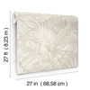 Palm Cove Toile White & Taupe Wallpaper thumbnail 7