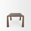 Tammar Rectangular Brown Wood with Tapered Legs Dining Table thumbnail 4
