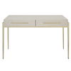 Jewel Modern White Desk, Furniture by Uttermost, 48" width x 30" height x 22" depth thumbnail 1