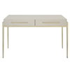 Jewel Modern White Desk, by Uttermost, 48" width x 30" height x 22" depth thumbnail 1