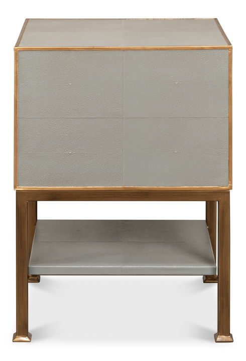 Gillian Drawer Nightstand, Storm Gry