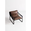 Connor Club Chair Open Road Brown Leather, Accent Chair by Moe's Home, 30.75" width x 27.5" height x 34" depth thumbnail 10