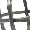 Willem II 9L x 9W Silver Metal Open Cube Decor Object thumbnail 3