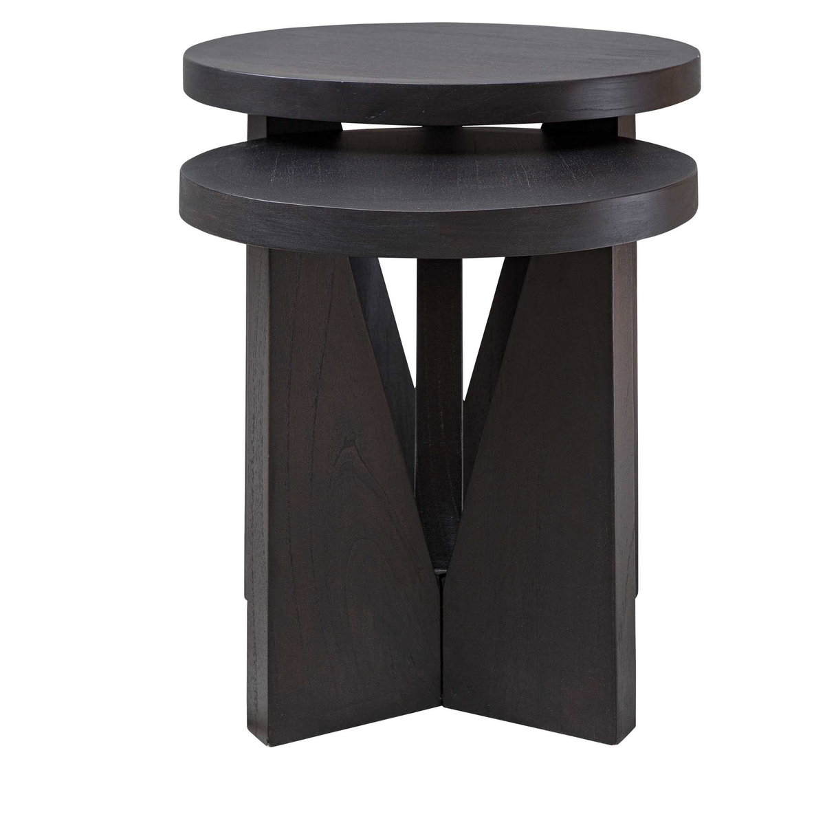 Nadette Nesting Tables Set/2, Furniture by Uttermost, 18.25" width x 21.5" height x 18.25" depth View 5