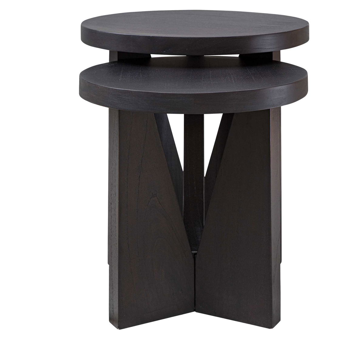 Nadette Nesting Tables Set/2, Side & End Table by Uttermost, 18.25" width x 21.5" height x 18.25" depth View 5
