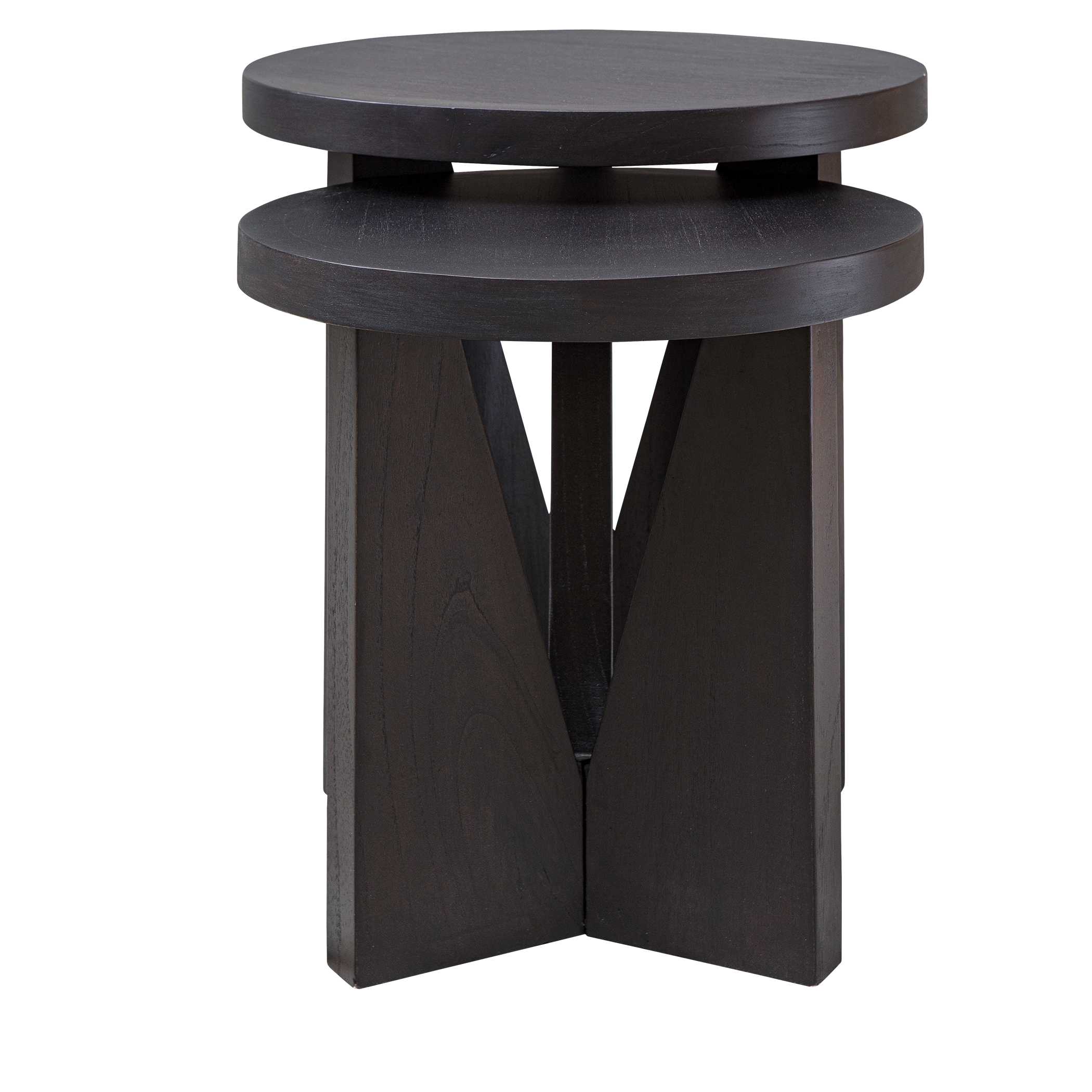 Nadette Nesting Tables Set/2 large image 