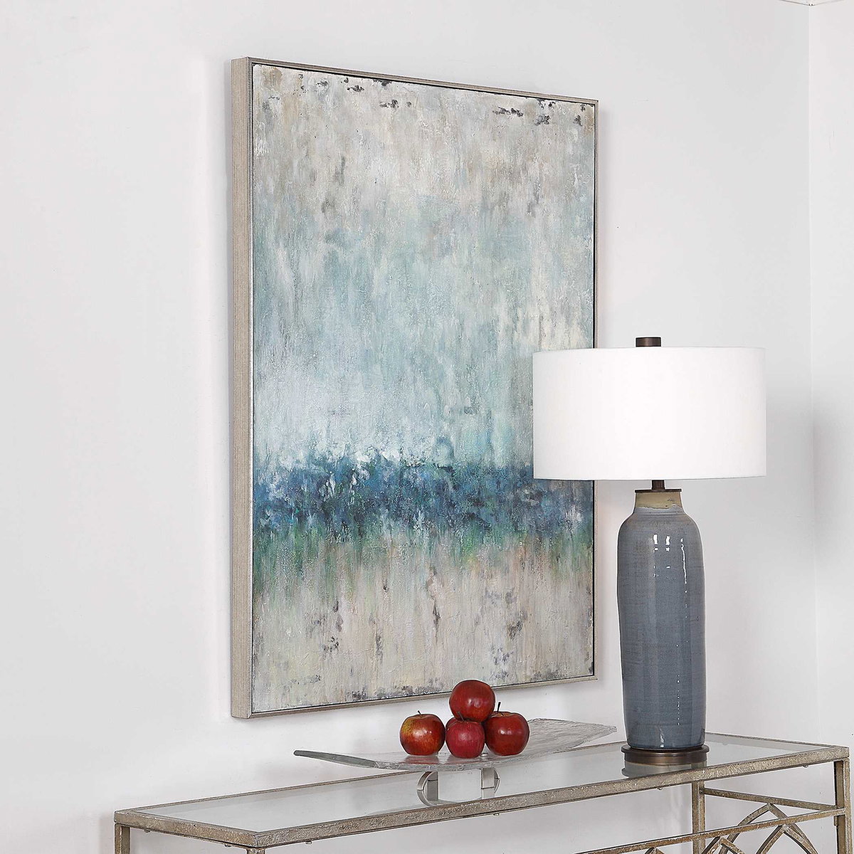 Tidal Wave Abstract Art, by Uttermost, 35" width x 47" height x 2" depth View 4