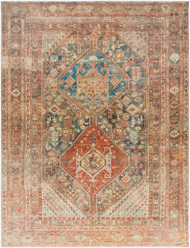 Amelie Machine Woven Rug, by Surya, 1'3.75" length x 1'3.75" width