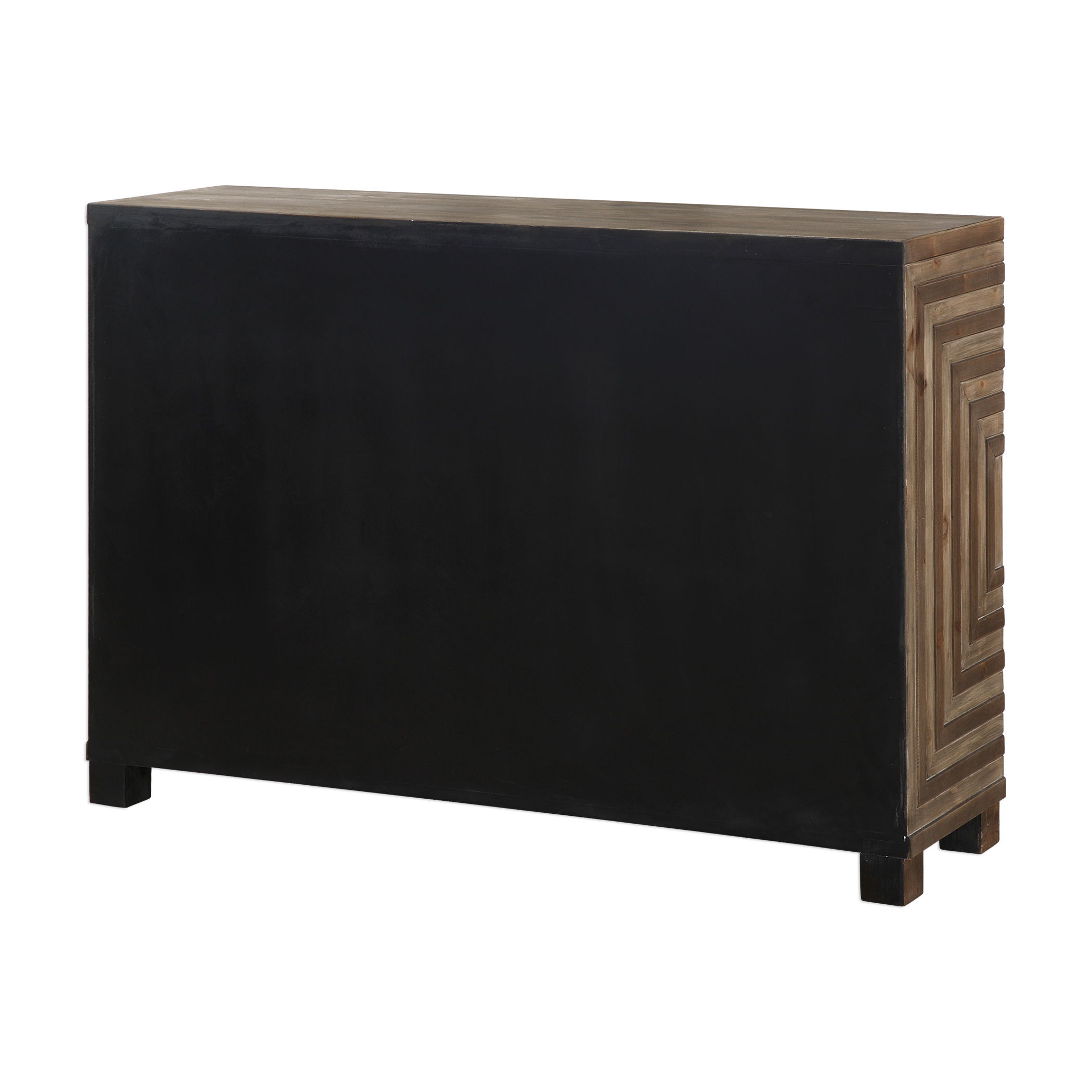 Layton Geometric Console Cabinet, Furniture by Uttermost, 48.5" width x 33" height x 12.5" depth View 9