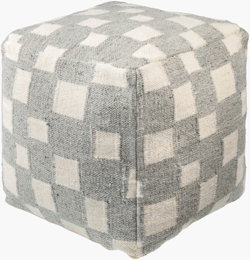 Jacinta Pouf, Ottoman by Surya, 18" width x 18" height