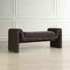 Manson Modern Charcoal Bench, Furniture by Uttermost, 60" width x 23.5" height x 19" depth thumbnail 3