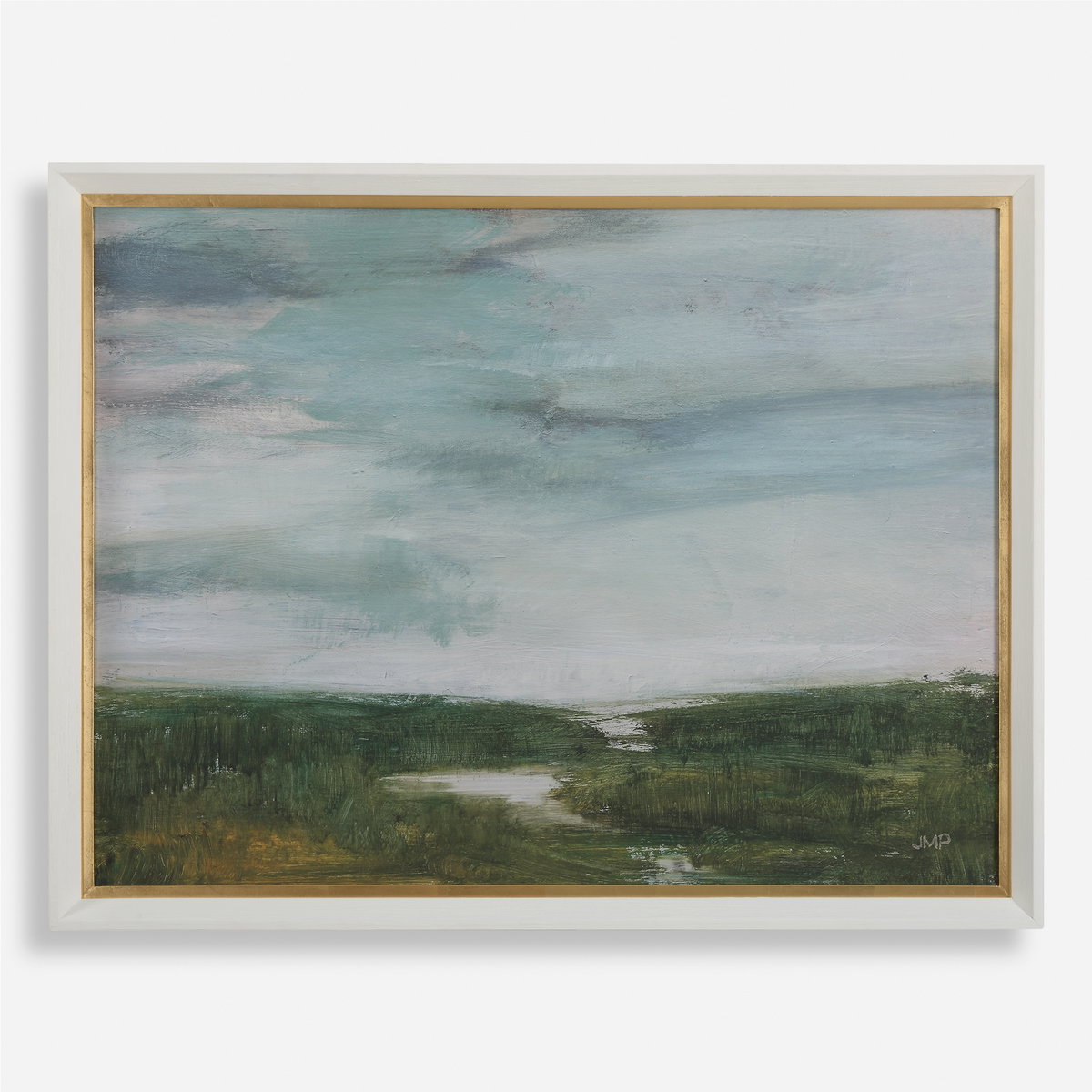 The Path Of The Water Framed Print, by Uttermost, 3'7" width x 2'9" height x 2" depth View 1