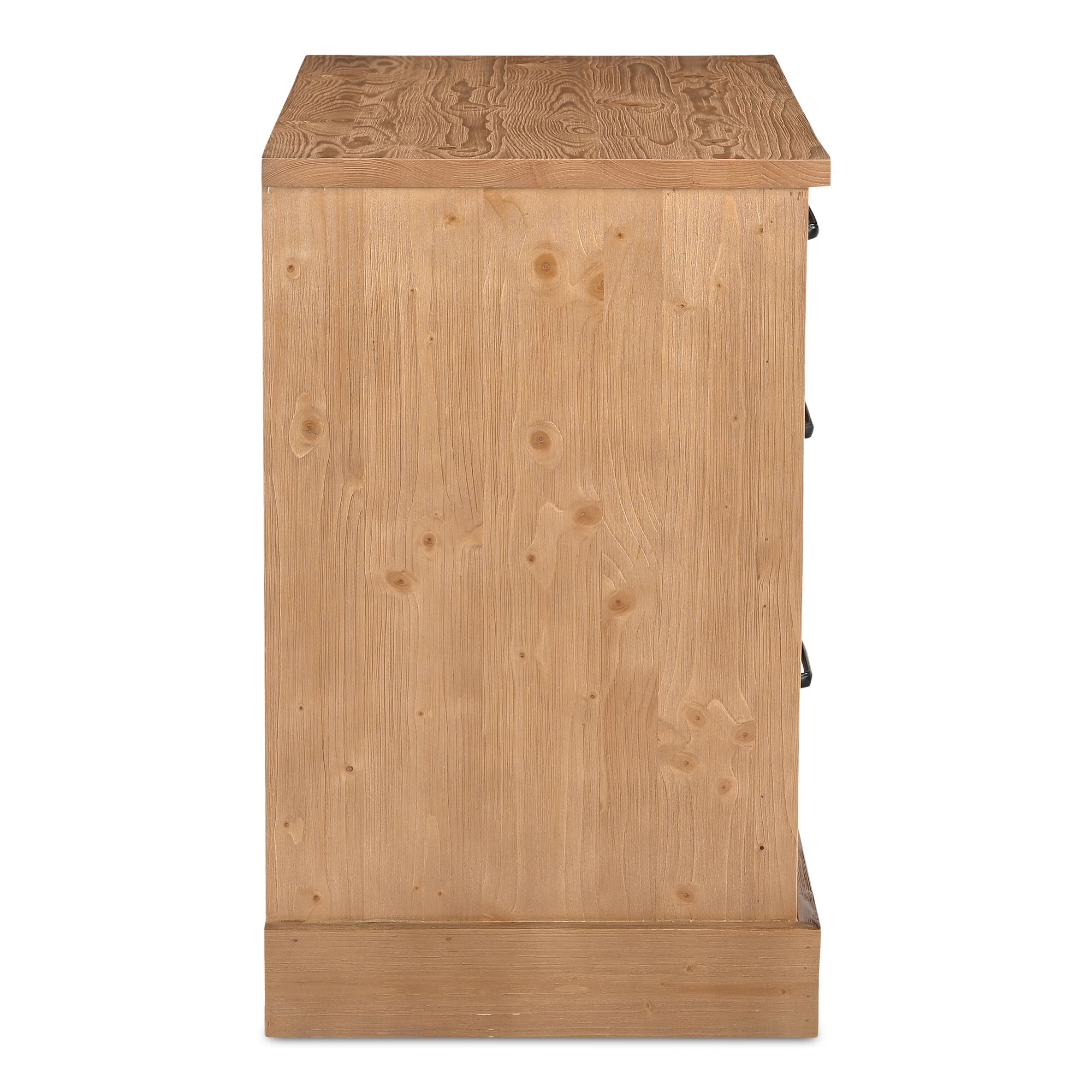 Tade 3 Drawer Nighstand Honey Pine large image 