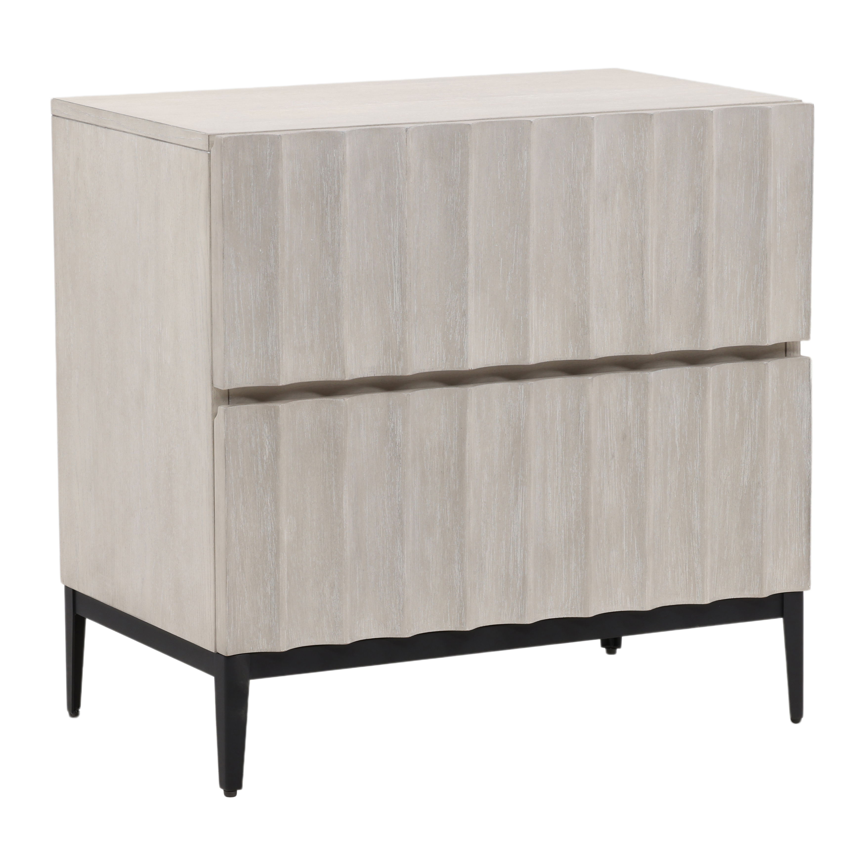 Silvia Nightstand Light Grey large image 