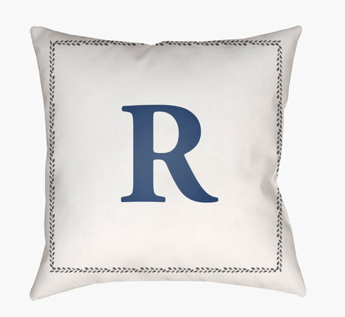 Initials Accent Pillow