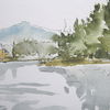 Serene Lake Framed Prints Set/2 thumbnail 5