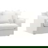 Vivian Sofa Chair Slipcover White, Sofas & Sectional by Dovetail, 51.2" width x 28.3" height x 40.5" depth thumbnail