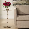 Cyprus Brass Accent Table, Side & End Table by Uttermost, 14" width x 24" height x 14" depth thumbnail 2