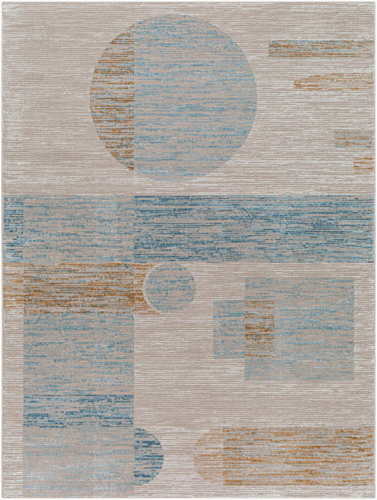 Allegro Machine Woven Rug, by Surya, 1'3.75" length x 1'3.75" width