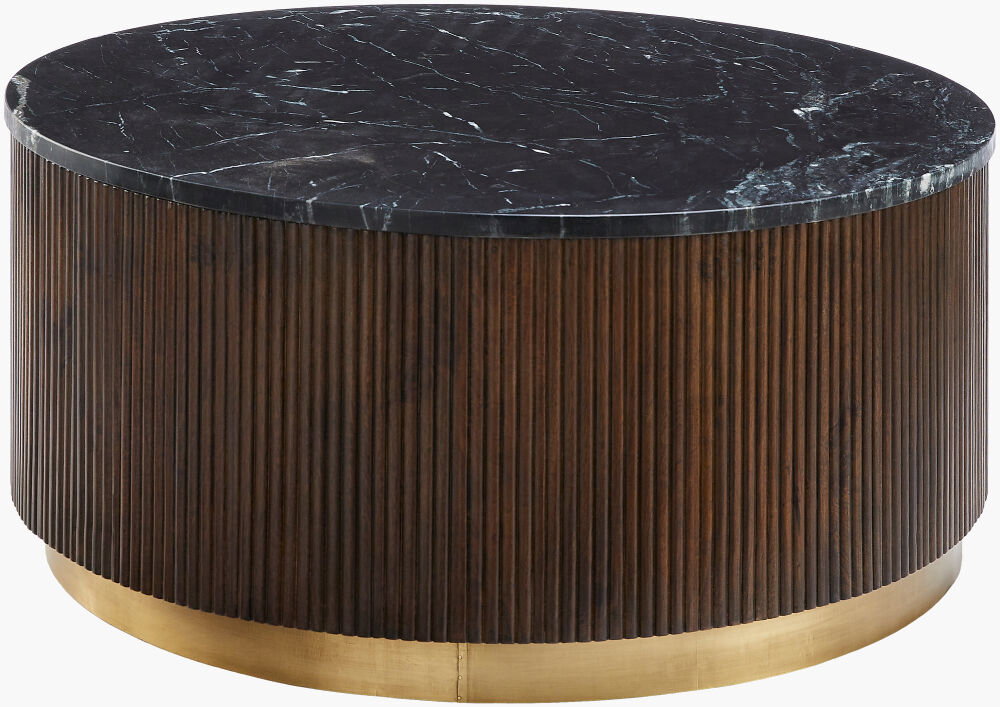 Nems Coffee Table, by Surya, 36" width x 17" height
