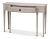 Madora Bungalow Console Table  Grey, by Sarreid, 1'3" length x 4' width x 2'9" height thumbnail 9
